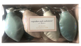Cupcakes &amp; Cashmere Shimmer Pastel 6 FT Garland Light Bulb Holiday Chris... - £36.76 GBP