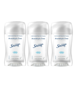 Secret Clinically Proven Aluminum Free Deodorant, Powder Cotton Scent, 2... - $43.69