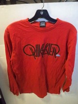 BOYS YOUTH KIDS QUIKSILVER GRAPHIC LONG SLEEVE TEE T SHIRT RED NEW $25  - $16.99