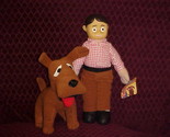 11&quot; Talking Davey Poseable Doll &amp; 9&quot; Goliath Talking Dog W/Tags Davey &amp; ... - $149.99