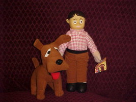 11&quot; Talking Davey Poseable Doll &amp; 9&quot; Goliath Talking Dog W/Tags Davey &amp; Goliath - £118.63 GBP