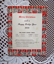 VTG Bridge Point Count Table/Brochure-Christmas- Pinney Printing Co-Iowa... - $5.43 CAD