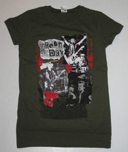 GREEN DAY GROUP COLLAGE, LADIES T-SHIRT, SIZE SMALL,  PUNK ROCK   - £15.71 GBP