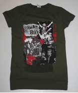 GREEN DAY GROUP COLLAGE, LADIES T-SHIRT, SIZE SMALL,  PUNK ROCK   - £15.62 GBP