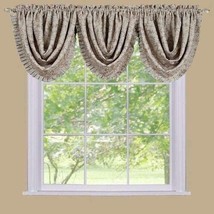 Sutton Pleated Waterfall Valance - 48x36 - Tan - £11.98 GBP