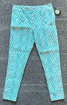 Eva Franco Turquoise and White pinwheel Striped Pants-Milo Pant - Size 6... - $84.14