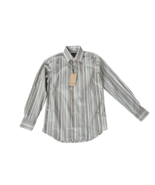 Scotch &amp; Soda Amsterdam Stripe Button Shirt Taupe / White - $125.09 CAD