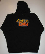 GREEN DAY LOGO HOODED SWEATSHIRT FROM 2001, SIZE LARGE,  PUNK ROCK   - £31.23 GBP
