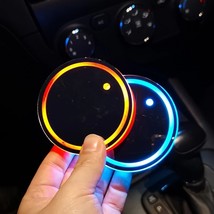 Car Interior LED Light Cup Holder  Mat For Infiniti FX-series Q-series QX-series - £73.22 GBP