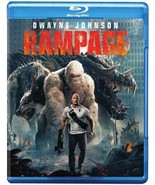 Rampage (Blu-ray, 2018) NEW Dwayne Johnson 6+ extra special features Ton... - £6.40 GBP