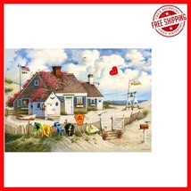 Root Beer Break at Butterfields - 300 Piece Large Jigsaw Puzzle with Poster - $19.39