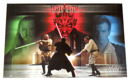 STAR WARS EPISODE ONE JEDI VS SITH POSTER  22.5 BY 34 INCHES - £15.92 GBP