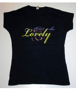 STEVIE WONDER, ISN&#39;T SHE LOVELY, BLUE LADIES T-SHIRT - £46.90 GBP