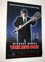 THE BIG ONE ORIGINAL ONE SHEET POSTER MICHAEL MOORE  27 BY 40 INCHES - £19.54 GBP