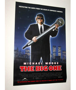 THE BIG ONE ORIGINAL ONE SHEET POSTER MICHAEL MOORE  27 BY 40 INCHES - £19.63 GBP