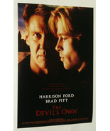 THE DEVIL&#39;S OWN ORIGINAL ONE SHEET POSTER DOUBLE SIDED, BRAD PITT, HARRI... - $19.99