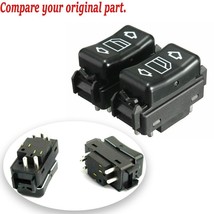 2x Left Right Control Power Window Switch for Benz 190 260 300 350 420 560 W124 - £22.37 GBP