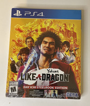 Yakuza Like a Dragon Day Ichi Steelbook Edition PS4 Brand New Factory Sealed - £27.49 GBP