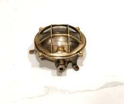 Antique Decor Marine Solid Brass Ship Bulkhead Wall Ceiling Deck Light L... - $471.34