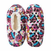 Shopkins Girls Fuzzy Babba Sherpa Slipper Socks S M Shoe 8 9 10 11 12 Cupcake - £5.41 GBP