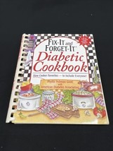 Vintage Church Cookbook Diabetic fix it &amp; forget it recipes desserts breakfast - £31.59 GBP