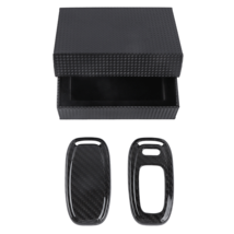 For Audi A4-A8 S4-S7 Q4-Q7 TT R8 Real Carbon Fiber Remote Key Shell Cover Case - £25.07 GBP