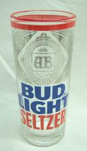 VINTAGE BUD LIGHT SELTZER Collector's GLASS Cup 1980's Beer Anheuser Busch - $18.32