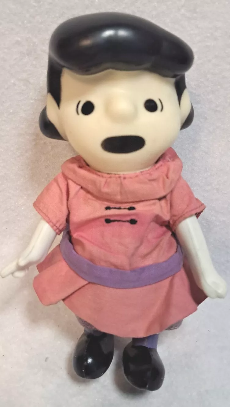 Peanuts 1966- Lucy Van Pelt 7&quot; Vintage Boucher Pocket Doll -RARE - HARD ... - £27.29 GBP