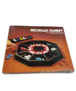 Michigan Rummy 1974 Milton Bradley Game  tray cards chips Complete 3 - 8... - £23.40 GBP