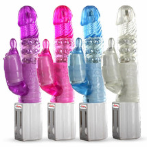 Rabbit Vibrator LeLuv Toadstool Tip Swirling Shaft Quiet - $11.69