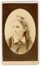 CIRCA 1870&#39;S CDV Featuring Sarah Shaw.  Possibly Mother Of Robert Gould Shaw NY - £221.51 GBP