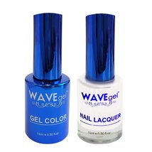 WAVEGEL Soak-Off Gel &amp; Nail Lacquer Matching Duo Set - Royal Collection ... - $11.82