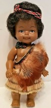 Vintage Souvenir Maore, New Zealand Traditional Dolls, Figurines - $17.33