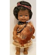 Vintage Souvenir Maore, New Zealand Traditional Dolls, Figurines - £12.94 GBP