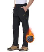 MAGCOMSEN Men Winter Pant 5 Zip Pocket Snow Ski Fleece Lined Water Resis... - $62.40 CAD