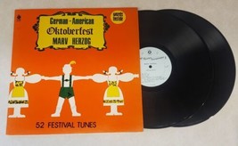 German American Oktoberfest Marv Herzog Two Vinyl Record Album Gatefold 33 RPM - $39.40