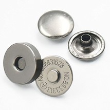 Bluemoona 20 Sets - 14mm 9/16&quot; Magnetic snaps purse Double Rivet closures Round  - £6.28 GBP