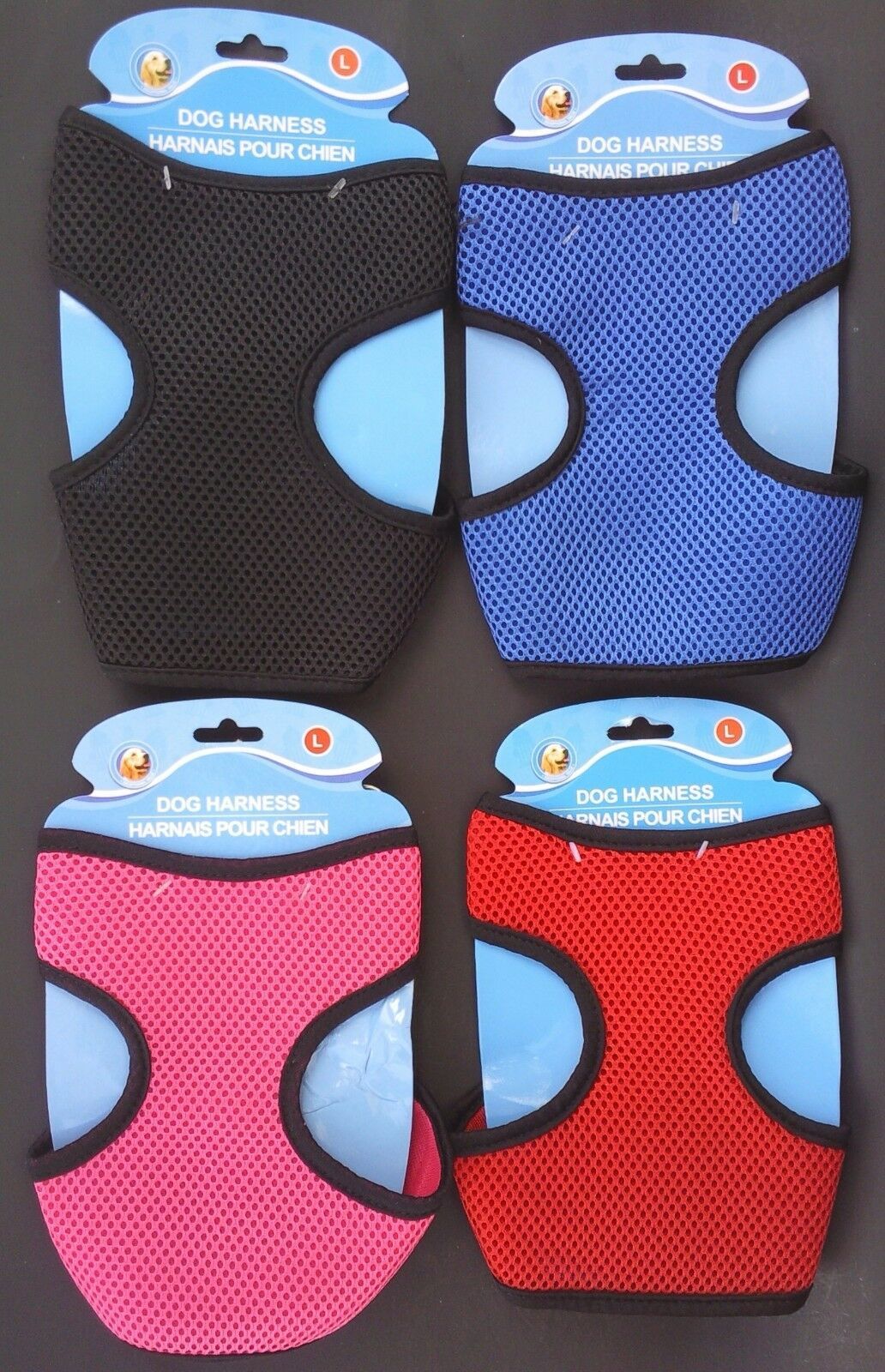 DOG NYLON MESH VEST HARNESSES Small Dogs Adjustable SELECT: Harness Size... - $2.99
