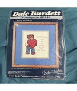 Dale Burdett Country Cross Stitch Kit Teddy Bear Heart 6.5x6.25 NIP 1986... - €13,50 EUR