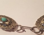 Southwestern woman&#39;s necklace Indian silver turquoise 32&quot; inches Western - £23.45 GBP