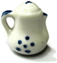 Vintage Miniature Pitcher Porcelain Blue and White - £12.47 GBP