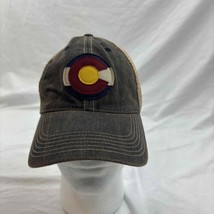 Legacy Unisex Baseball Cap Hat Denim Colorado State Flag Patch Adjustable - $14.85