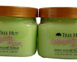 Tree Hut Margarita Citron Shea Sugar Scrub Citrus Lime Agave Extract 18 oz - £39.18 GBP