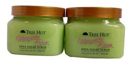 Tree Hut Margarita Citron Shea Sugar Scrub Citrus Lime Agave Extract 18 oz - £39.27 GBP