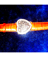 Vintage Leather Ladies Heart Watch! Beautiful !!!! - $602.15 MXN