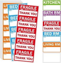 120PCS Home Moving Labels, 5 Color Coding Labels (Each Measures 2” x 3.6”) - €10,79 EUR