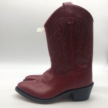 Shyanne Western Cowgirl Boots Red Leather Womens Size 5 D B8116 - $53.46