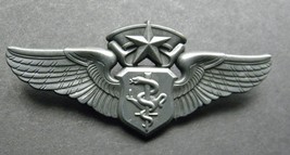 USAF AIR FORCE CHIEF FLIGHT NURSE MASTER WINGS LAPEL PIN BADGE 3 INCHES - £6.35 GBP