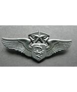 USAF AIR FORCE CHIEF FLIGHT NURSE MASTER WINGS LAPEL PIN BADGE 3 INCHES - £6.23 GBP