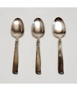3ct- Vintage Oneida Prestige Gay Adventure Silver-Plated TeaSpoons 6 1/8&quot; - $30.46 CAD